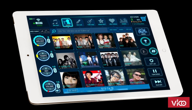 Máy Tính Bảng Chọn Bài Karaoke Thông Minh ACNOS ST102
