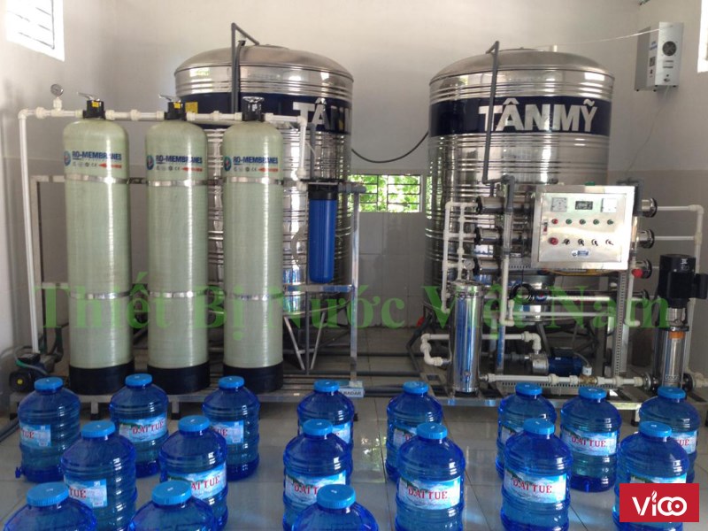 Dây chuyền lóc nước tinh khiết 1200 lít/h