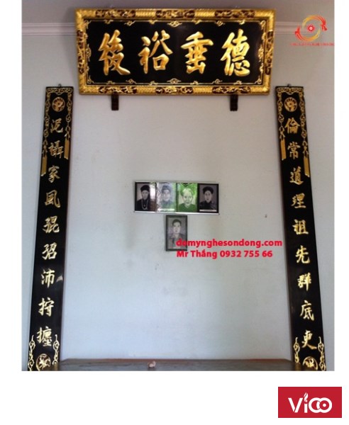 Mẫu hoành phi, câu đối gỗ đẹp chất lượng uy tín - Tuổi thọ trên 50 năm