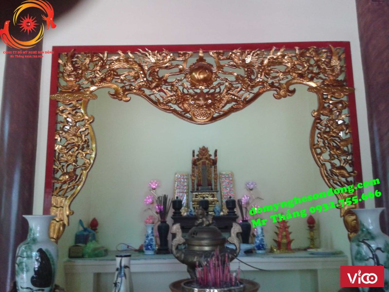 Các mẫu cửa võng thờ đẹp chất lượng uy tín tại Miền Bắc - Tuổi thọ trên 50 năm
