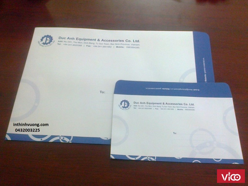 IN PHONG BÌ CÔNG TY