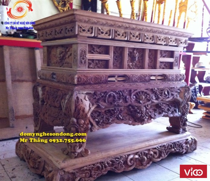 Sập thờ chất lượng cao giá rẻ nhất miền Bắc
