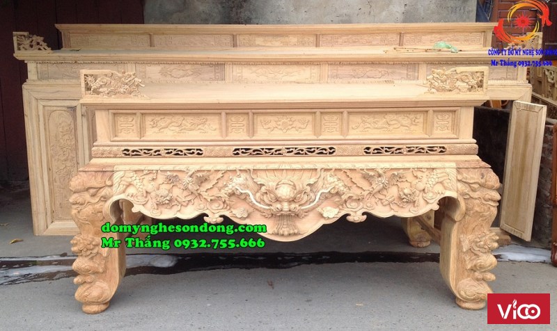 Sập thờ chất lượng cao giá rẻ nhất miền Bắc
