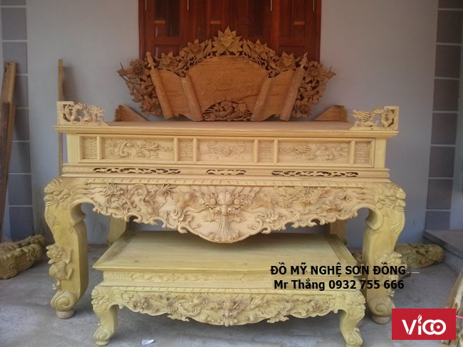 Sập thờ chất lượng cao giá rẻ nhất miền Bắc