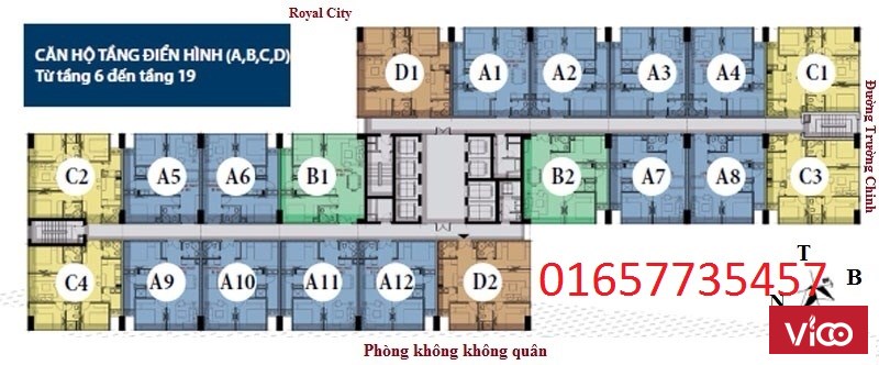 Chuyển nhượng lại căn C3 đẹp nhất dự án Artemis