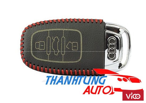 Bao da bọc chìa khóa cho xe Audi Q5, Q7, A6, A4 tại THANHTUNGAUTO