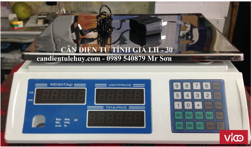 Cân điện tử tính giá rẻ nhất Hà nội LH-30kg