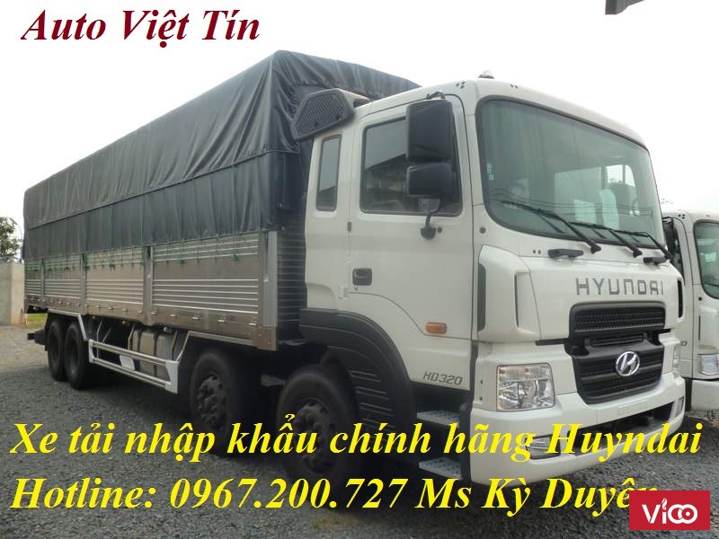 Xe tải huyndai 19 tấn hd320, xe tải 4 chân 19 tấn