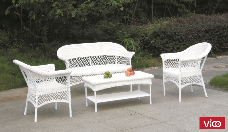 Bàn ghế mây nhựa, sofa phòng khách, sân vườn..