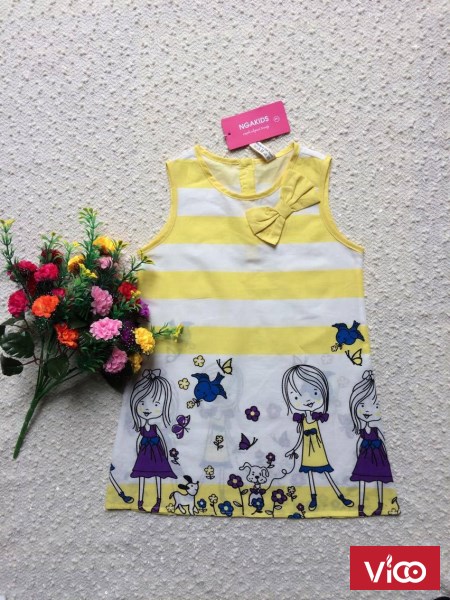 Xưởng may Ngakids bán buôn váy hè, quần áo cho bé  2017