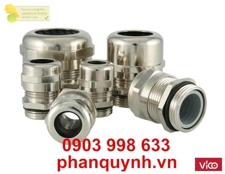 ỐC SIẾT CÁP ĐỒNG MẠ NIKEN M16 (BRASS CABLE GLAND)