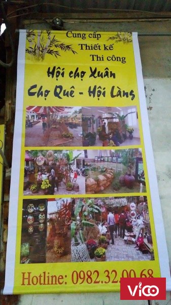 Hoa Sen - Cho thuê trang thiết bị làm hội chợ quê, hội làng 2017