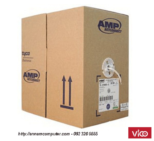Cáp mạng AMP Cat5e, Cat6e UTP, hàng chính hãng tại ANNAM