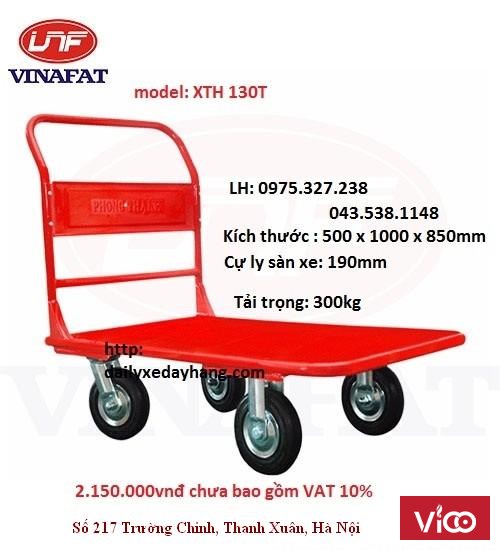 Xe đẩy hàng X370, xe đẩy hàng Phong Thạnh, xe kéo hàng 300kg, xe đẩy hàng 4 bánh