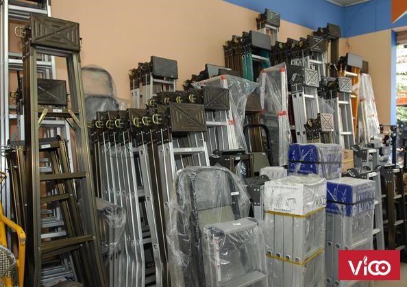 Thang nhôm chữ A Việt Nam, Thang nhôm chữ A 2m, thang nhôm 3m, thang inox chữ A giá rẻ, siêu bền