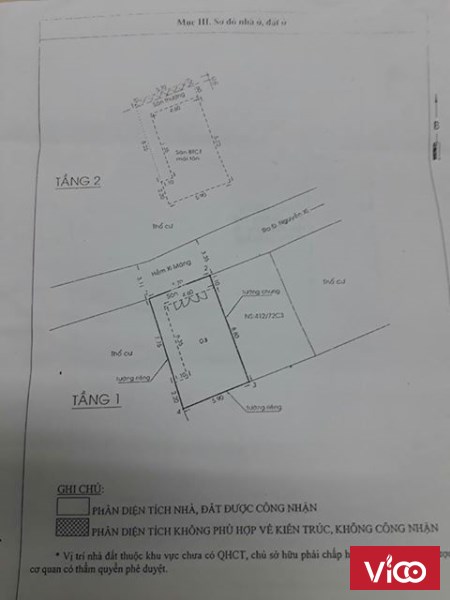 Bán nhà hẻm đường Nguyễn_Xí gần cầu Đỏ - 3,8 tỷ
