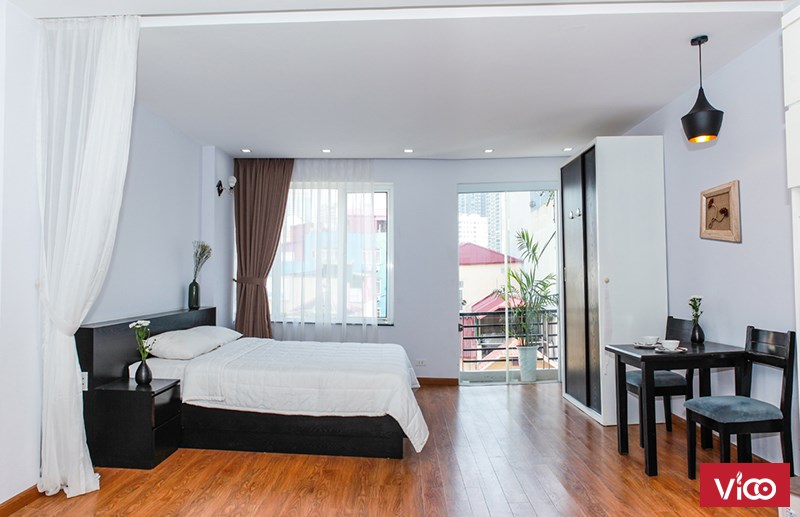 Cho thuê căn hộ dịch vụ dạng Studio, $600/tháng