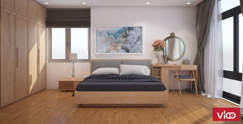 Thiết kế nội thất phòng ngủ chung cư Park Hill - Nội thất Jhome