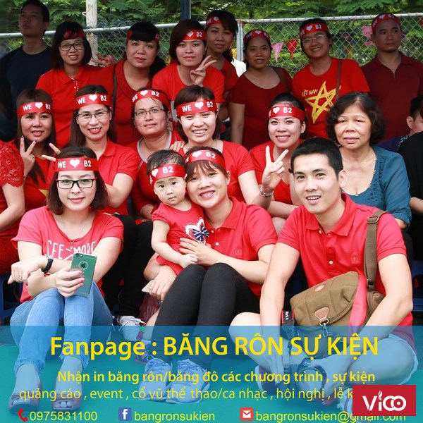 Băng rôn buộc đầu, băng đô buộc đầu các chương trình, sự kiện, cổ vũ thể thao, ca nhạc...