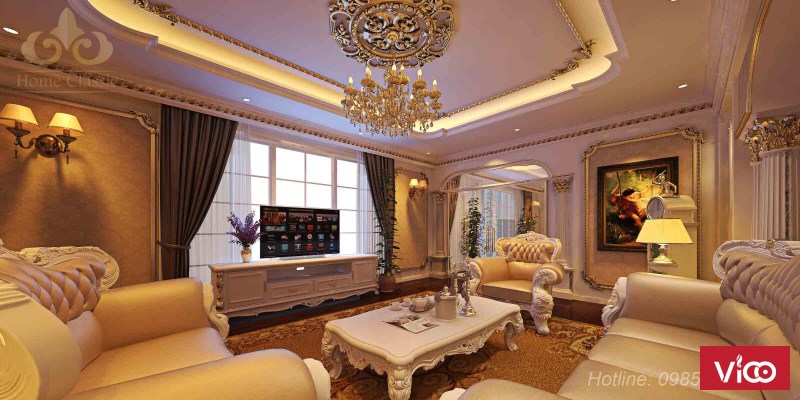 Biệt thự Thanh Hóa phong cách tân cổ điển 0505
