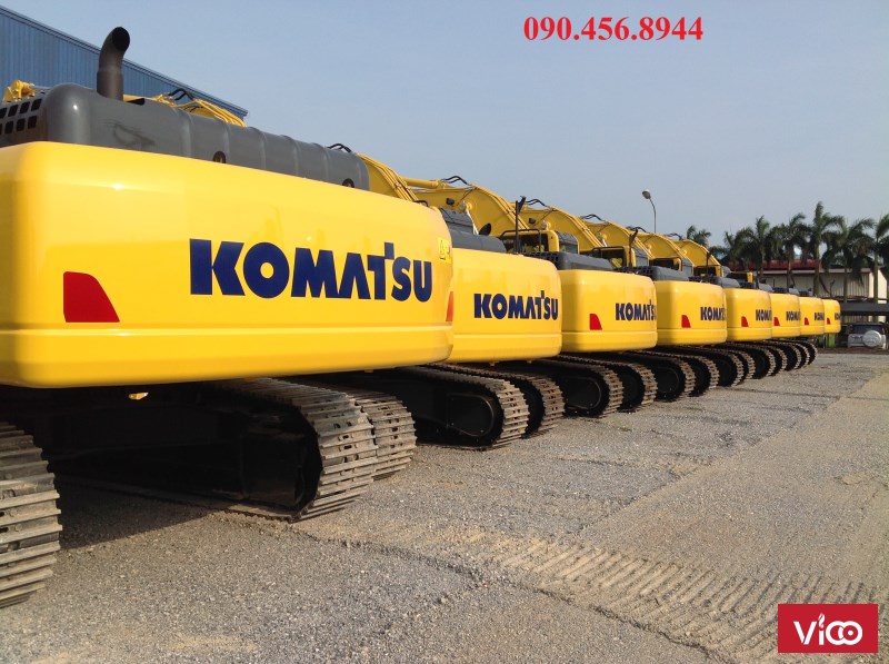 Đại lý độc quyền phân phối máy xúc Komatsu PC200, PC220, PC350, PC450 mới 100%