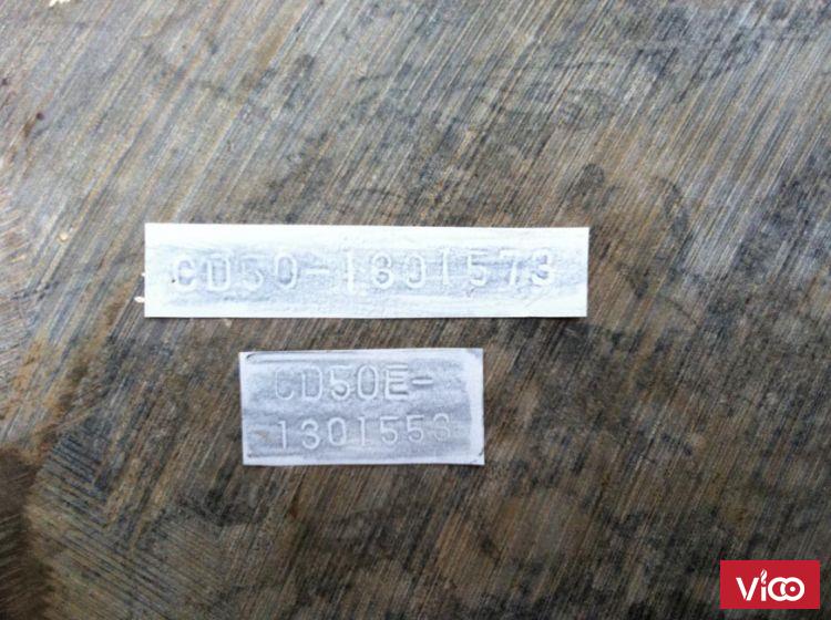 dịch vụ cà số khung, số máy tại nhà