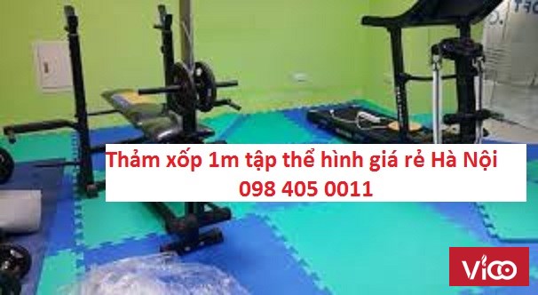 Thảm xốp phòng tập 1m x 1m x 28mm giá 179k/ tấm