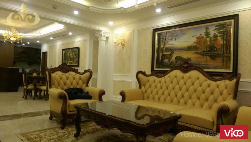 Sofa phong cách tân cổ điển cổ điển 43