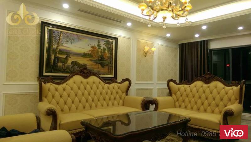 Thi công đồ gỗ nội thất phong cách tân cổ điển cổ điển 050