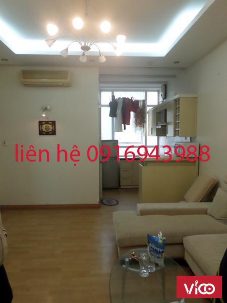 Cho thuê căn hộ chung cư hai bà trưng 70m2, 2 phòng ngủ giá 11tr/th