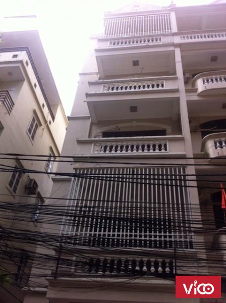 Cho thuê nhà ngõ 61 Phạm Tuấn Tài, 55m xây 5 tầng , căn góc 2 mặt thoáng