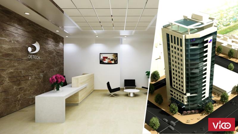 Cho thuê văn phòng tại Tòa nhà DETECH, đường Tôn Thất Thuyết, Hà Nội