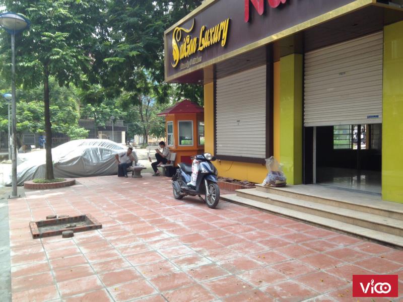 Cho thuê KIOT số 7 nhà CT2A khu ĐTM Mỹ Đình II MB 60m2, gác xép 40m2, 2 WC