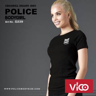Áo thun body nữ thái lan Police Bodysize