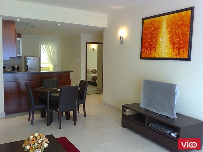 Cần cho thuê căn hộ Tản Đà quận 5, diện tích 80m2, 2 phòng ngủ, nhà đẹp nội thất đầy đủ