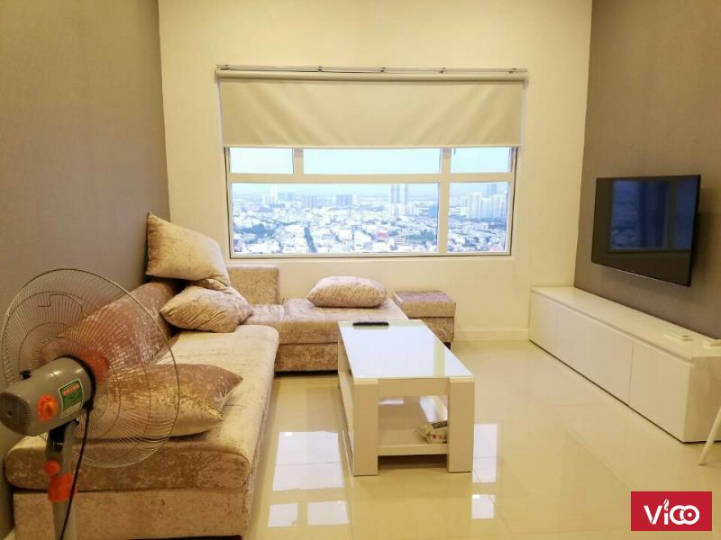 Cho thuê căn hộ Sunrise City, 2 phòng ngủ, 76m2, view hồ bơi,đầy đủ nội thất, nhà cực đẹp