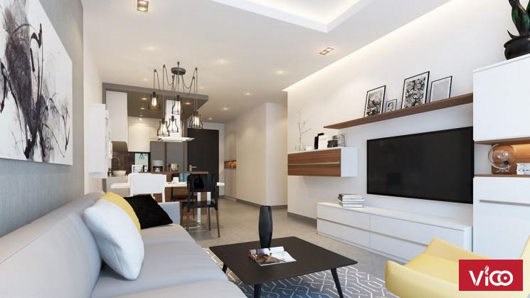 Cần cho thuê gấp căn hộ Giai Việt Quận 8, Dt 115 m2, 2PN, 2wc