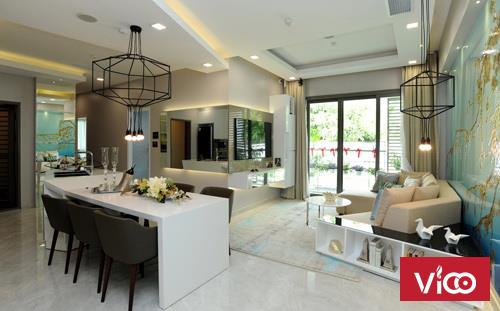 Cần Cho thuê gấp Căn Hộ Cao Cấp The Flemington Quận 11, Dt 87m2, 3PN