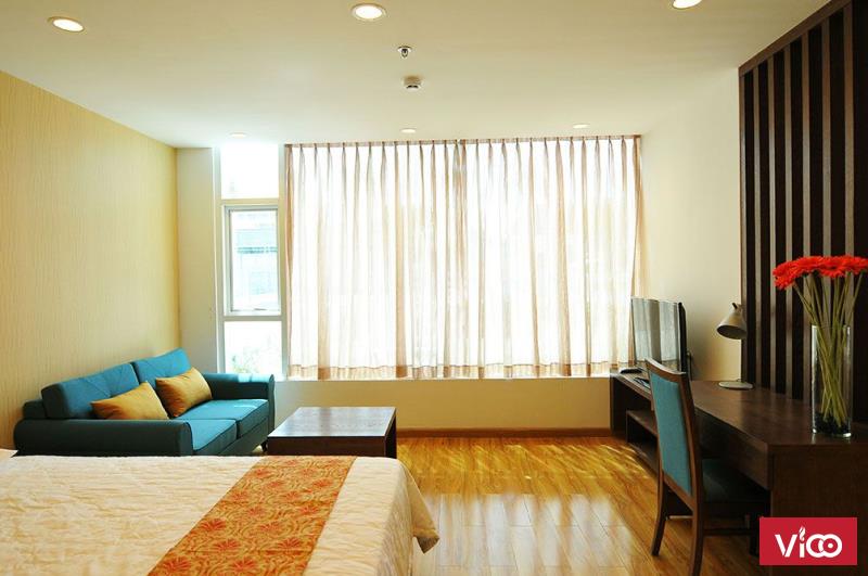 Căn hộ dịch vụ đường Nguyễn Thị Minh Khai, 1 PN, 70m2 FULL nội thất giá 18tr/tháng