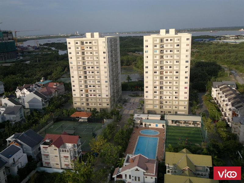 Cho thuê căn hộ chung cư Ngọc Lan Q.7 nhà đẹp thoáng mát dt 97m2 2pn 2wc,nội thất đầy đủ giá 12tr/th