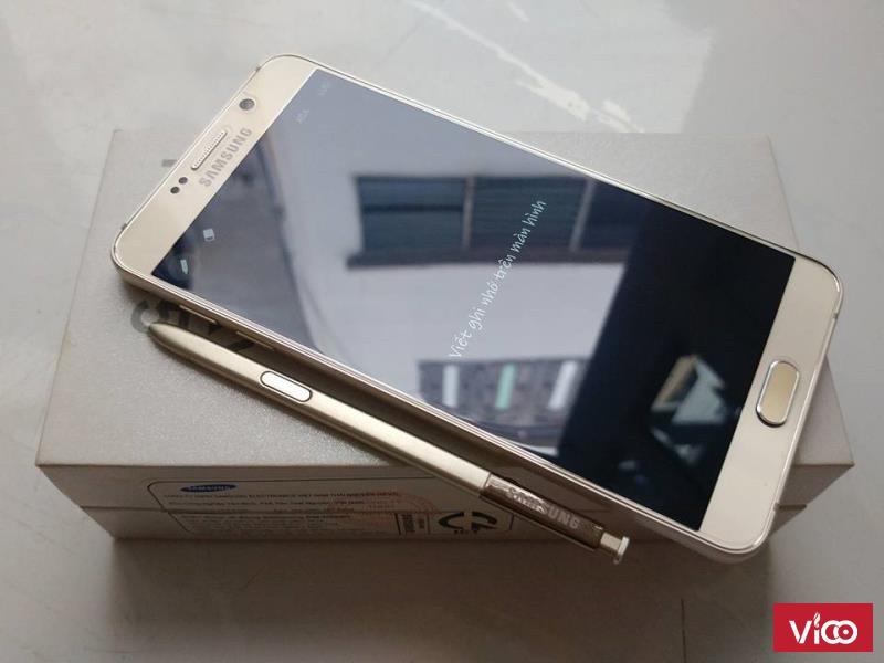Samsung Galaxy Note 5 N920C 32GB gold titanium hàng công ty SSVN fullbox nguyên zin bán hay đổi