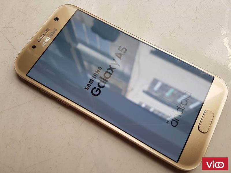 Samsung Galaxy A5 2017 dual 2 sim A520F/DS 32GB gold hàng công ty SSVN bh 02/2018 bán hay đổi