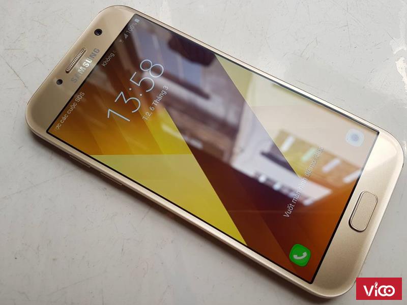 Samsung Galaxy A7 2017 dual 2 sim A720F/DS 32GB gold hàng công ty SSVN bh 03/2018 bán hay đổi
