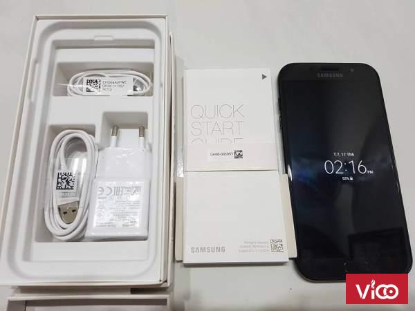 Samsung Galaxy A7 2017 dual 2 sim A720F/DS 32GB black hàng công ty SSVN bh 05/2018 bán hay đổi