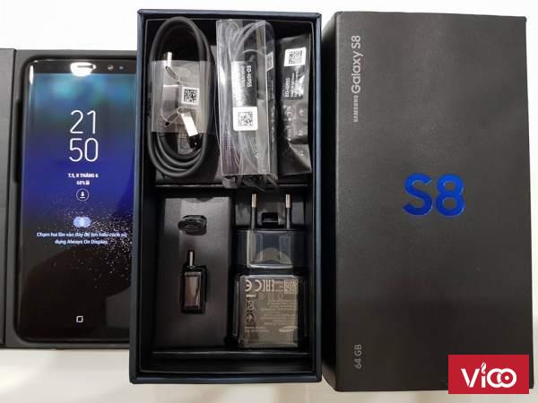 Samsung Galaxy S8 dual 2 sim G950FD 64GB night black hàng công ty SSVN bh 05/2018 bán hay đổi