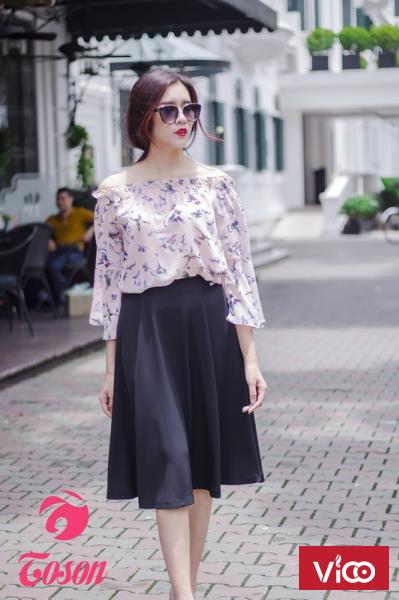 Cô nàng cá tính cùng jupe xinh