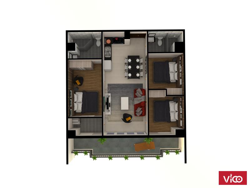 Bán căn hộ kinh doanh A105 140m2 tại khu phức hợp căn hộ cao cấp The MONARCHY, gần cầu RồngĐà Nẵng