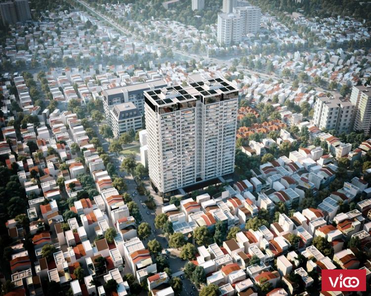 Cho thuê mặt bằng làm Siêu thị, mầm non, cafe, văn phòng... Tại CC Capital Garden 102 Trường Chinh