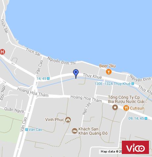 Cho thuê tầng 1 2 nhà mặt tiền Thụy Khuê 4.5x15m