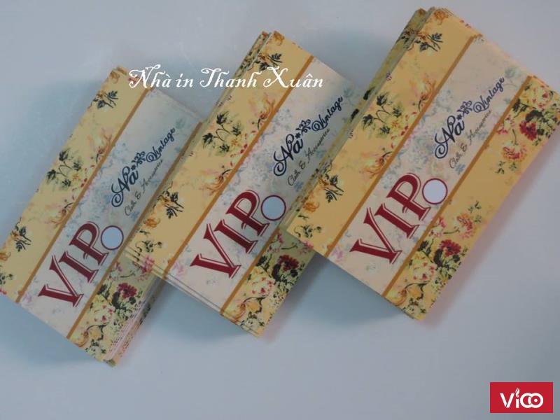 In thẻ tích điểm, voucher, thẻ giảm giá..